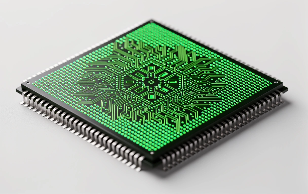 Intricate circuit detailing